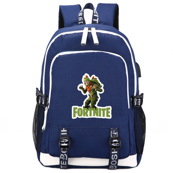 Game Fortnite USB Student Backpack - icoshero