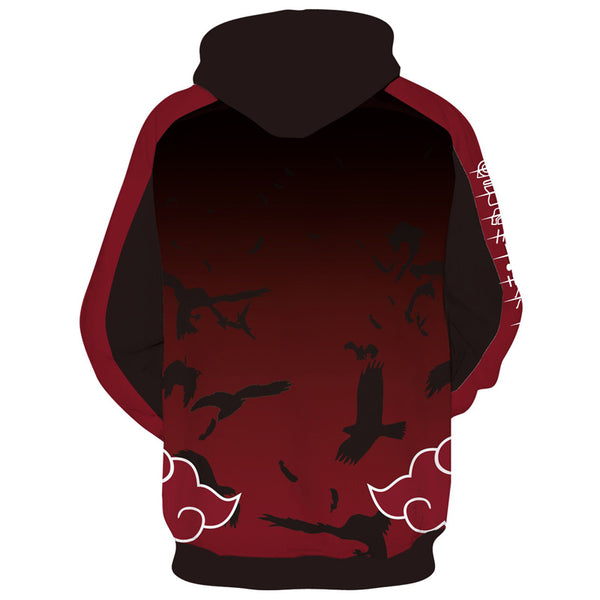 Naruto Black Akatsuki Pullover Hoodie MZH509 - icoshero