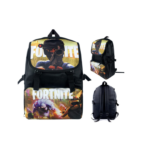 Game Fortnite 17" Canvas Bag Shoulder Backpack - icoshero