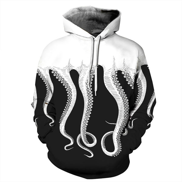 3D Print Hoodie - Octopus Tentacles Pullover Hoodie ICK003 - icoshero