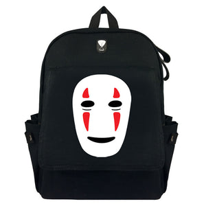 Japanese Anime Spirited Away No Face Man 17" Canvas Backpack - icoshero