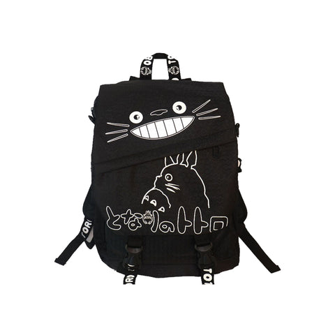 Japanese Anime Totoro Canvas 17" Backpack - icoshero