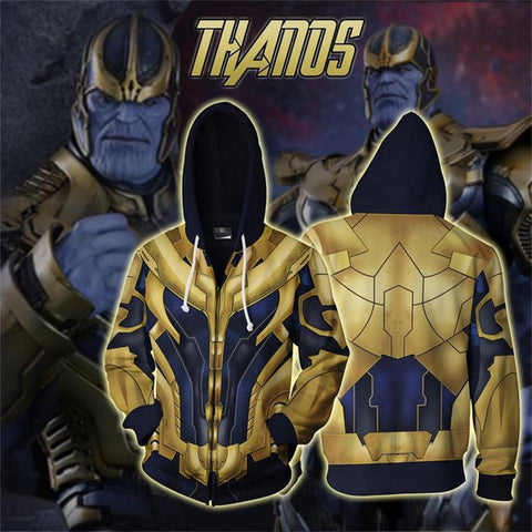 The Avengers Endgame Thanos Zip Up Hoodie MZH803 - icoshero