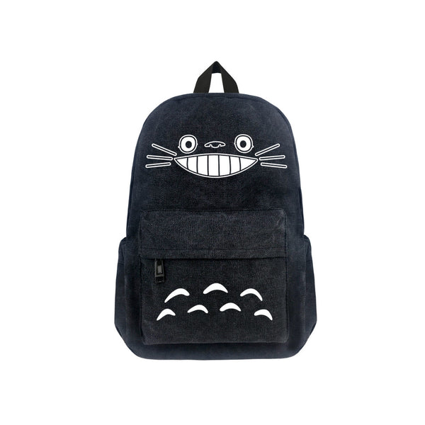 Japanese Anime Totoro Canvas 17" Bag Backpack - icoshero