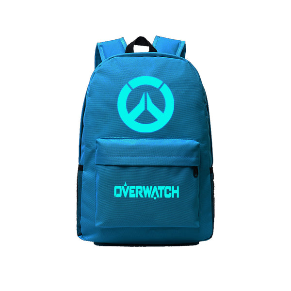 Game Overwatch 17" Canvas Luminous Bag Backpack - icoshero