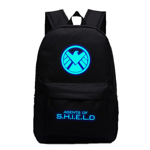 Marvel Comic The Agent of S.H.I.E.L.D Luminous computer backpack 19X12'' - icoshero