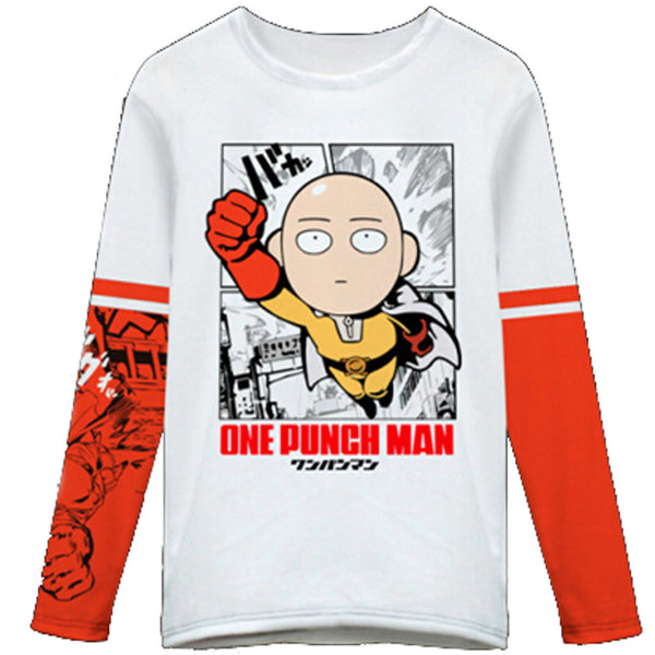One Punch Man Cosplay Long Sleeve Sweatshirt - icoshero