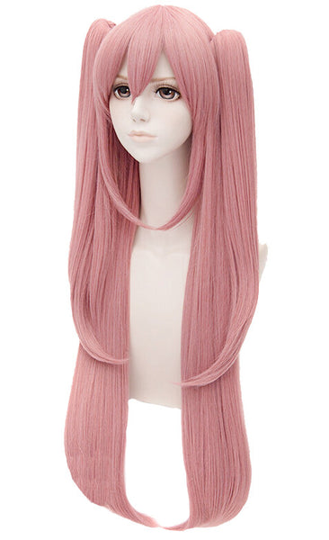 Seraph of The End Krul Tepes Cosplay Costume Pink Wig & Accessories - icoshero