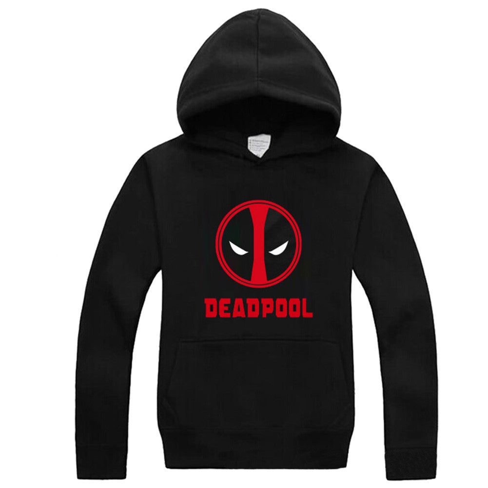Marvel Mr. Deadpool Pullover Hooded Sweatshirt Fleece Hoody - icoshero