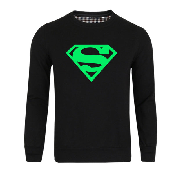 Men's Superhero Batman Ironman Crewneck Luminous Sweatshirt - icoshero