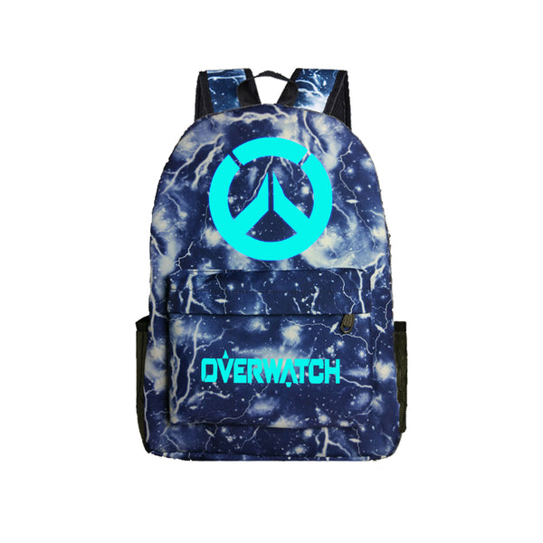 Game Overwatch 17" Canvas Luminous Bag Backpack - icoshero