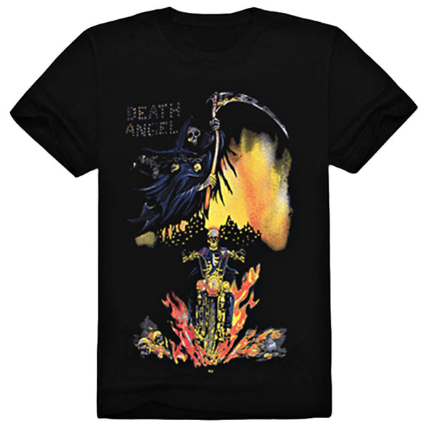 Sickle Death Angel Ghost Rider Short Sleeve T-Shirt - icoshero