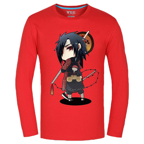 Anime Comics Naruto Uchiha Sasuke Gaara Long Sleeve Sweatshirt - icoshero