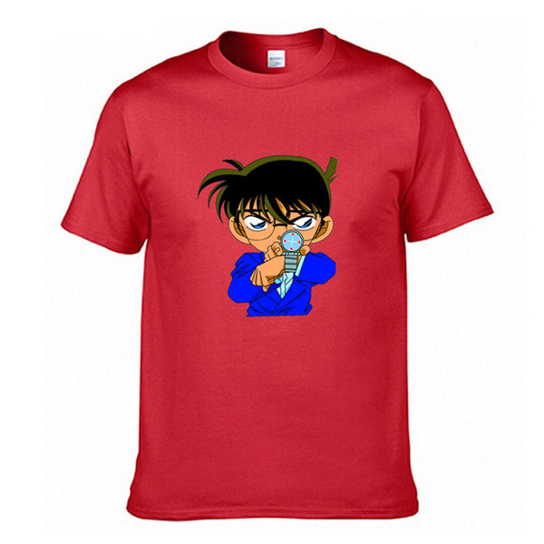 Anime Comics Conan Short Sleeve T-Shirt - icoshero