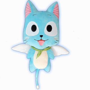 Fairy Tail Happy Cute Soft Plush Toy Gift for Kids Birthday Present 11.8"/15.8" - icoshero