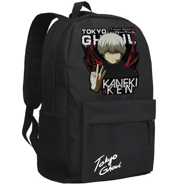 Tokyo Ghoul Kaneki Ken Black Backpack Knapsack Bag - icoshero