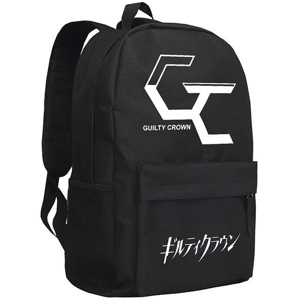 Guilty Crown Logo Patterns Backpack Knapsack Bag - icoshero