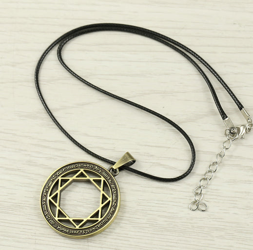 Magi: The Labyrinth of Magic Ren Gyokuen Villains' Organization Eight-pointed Star Mark Pendant Necklace - icoshero