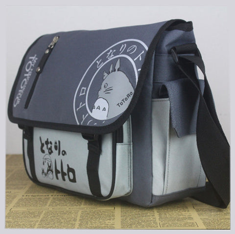 Totoro Oxford cloth Messenger Bag Shoulder Bag - icoshero