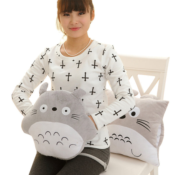 Totoro Hand Warm Pillow Back Cushion - icoshero