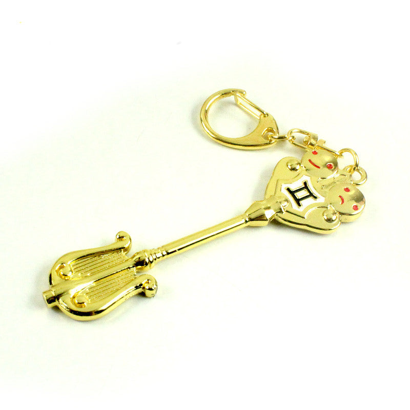 Fairy Tail Lucy Set of 22 Golden Zodiac Keys + Key Ring, Missing  Accessories