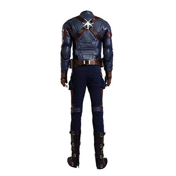 Men's Captain America Civil War The Avengers Steve Rogers Cosplay Costume Suit - icoshero
