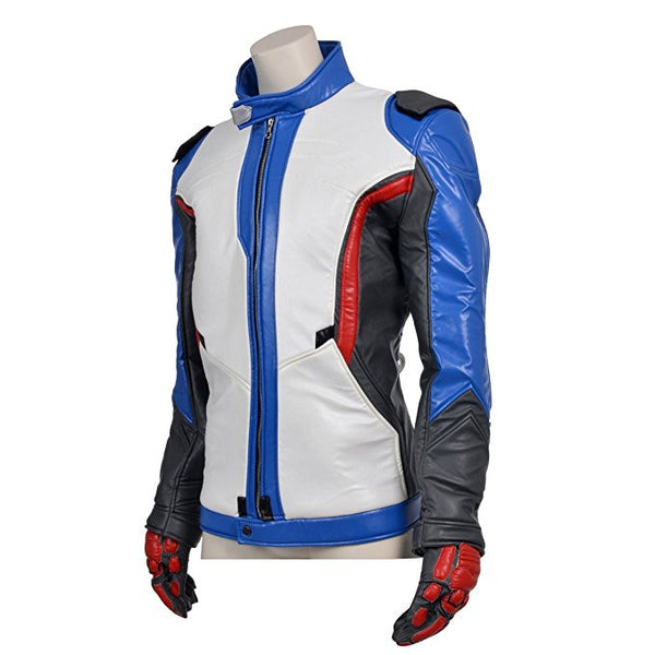 Men's Overwatch Game Soldier:76 Cosplay Costume Jacket Coat&Gloves - icoshero