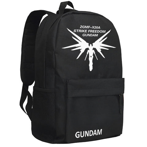 Mobile Suit Gundam Black Backpack Bag - icoshero
