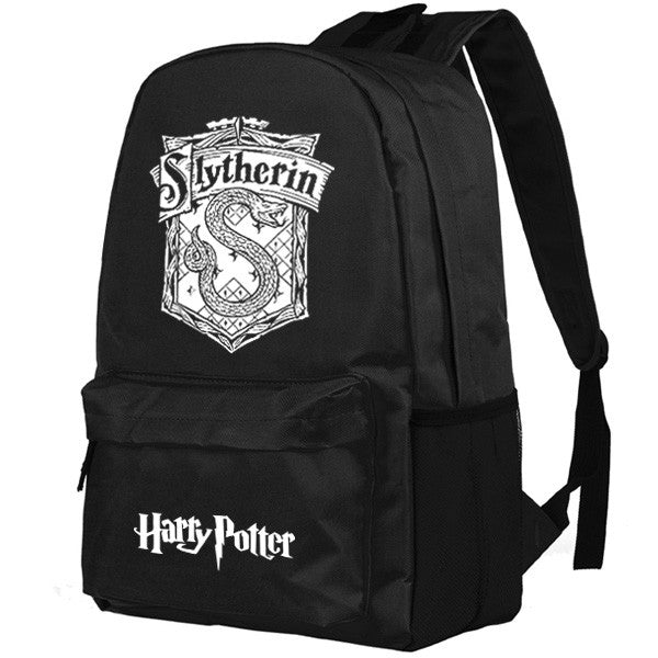 Harry Potter Hogwarts Gryffindor/Slytherin Mark Pattern Backpack Bag - icoshero