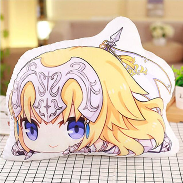 Fate/Grand Order Jeanne d'Arc Sprawling Posture Irregular Shape Cushion Pillow - icoshero