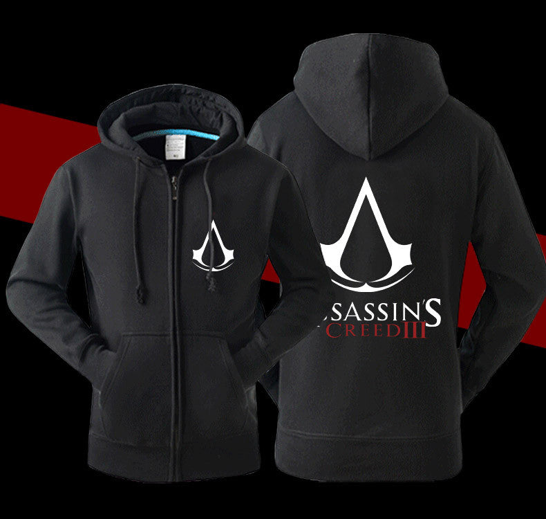 Assassin's Creed III Logo Fleece Hoodie - icoshero