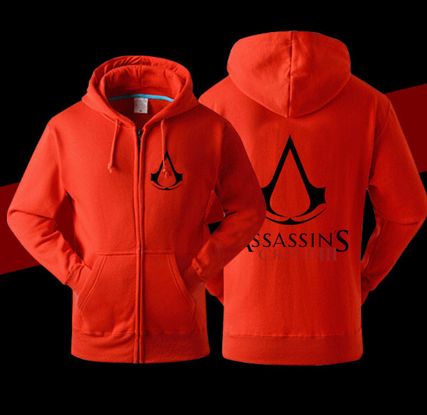 Assassin's Creed III Logo Fleece Hoodie - icoshero