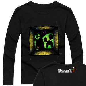 Minecraft  Creeper Peeping Sweatshirt - icoshero