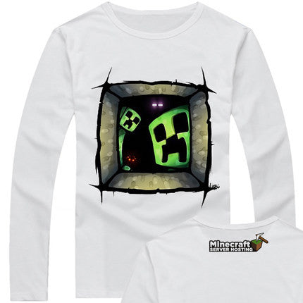 Minecraft  Creeper Peeping Sweatshirt - icoshero