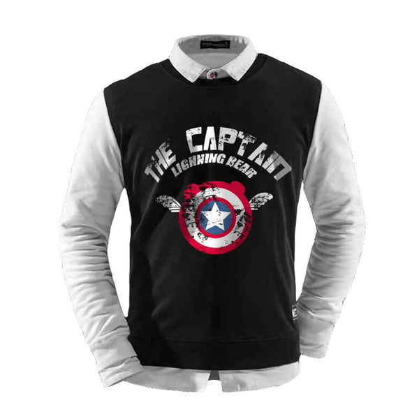 Marvel Captain America Civil War Antman Captain Layered Sweatshirt - icoshero