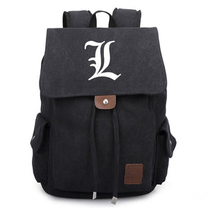 Death Note Casual Book Bag Canvas Backpack - icoshero
