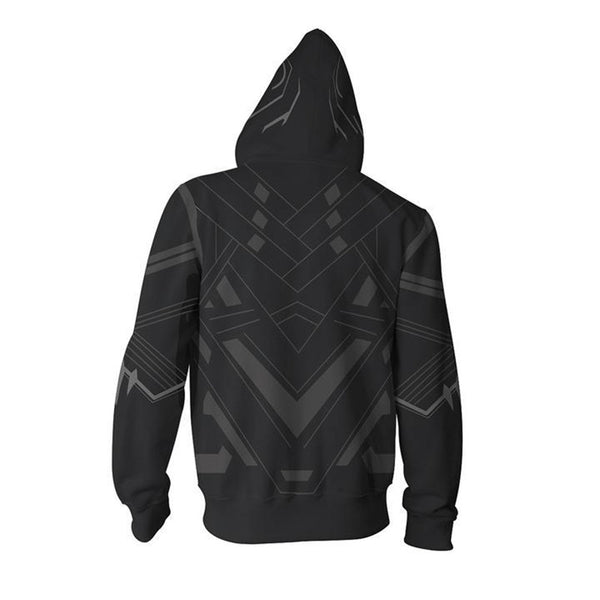 The Avengers Black Panther Zip up Hoodie MZH00A - icoshero