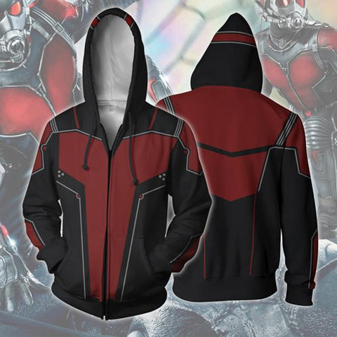 The Avengers Ant-Man Zip Up Hoodie MZH00Q - icoshero