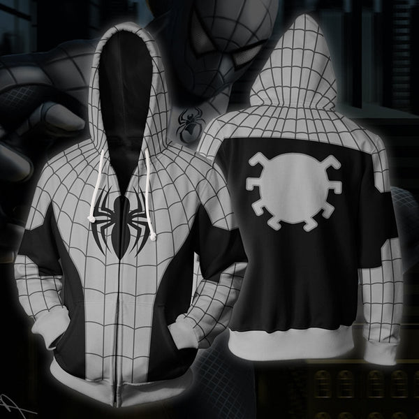 The Avengers Armored Spider Man Zip Up Hoodie MZH00U - icoshero