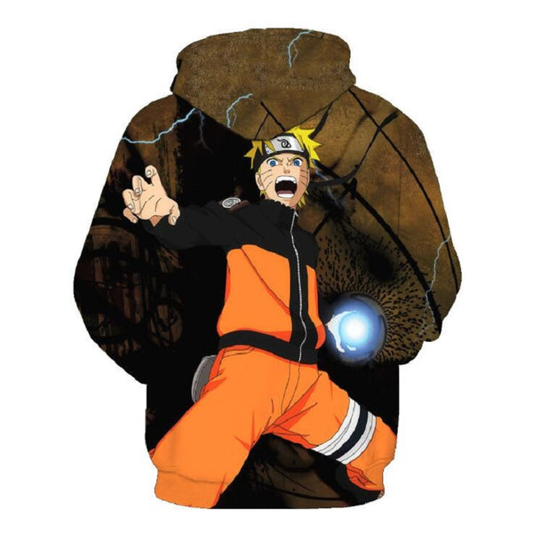Naruto Hoodie - Naruto Uzumaki Pullover Hoodie MZH129 - icoshero