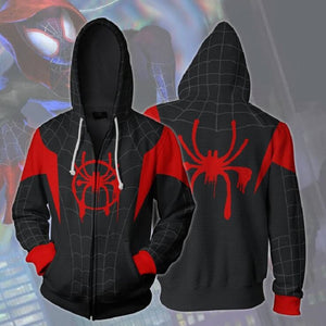 Avengers Spider-Man Zip Up Hoodie MZH135 - icoshero