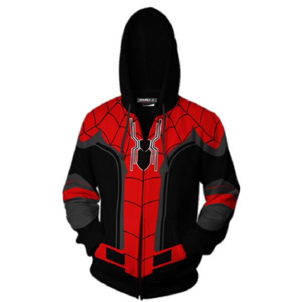 Avengers Spider-Man Zip Up Hoodie MZH183 - icoshero