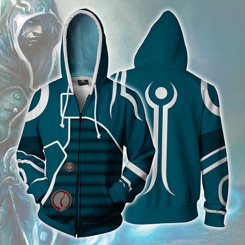 TCG Jace Beleren Planeswalker Zip Up Hoodie MZH506 - icoshero