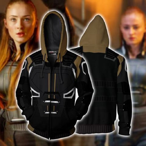X-Men: Dark Phoenix Zip Up Hoodie MZH703 - icoshero