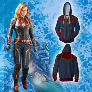 Captain marvel 2025 zip hoodie