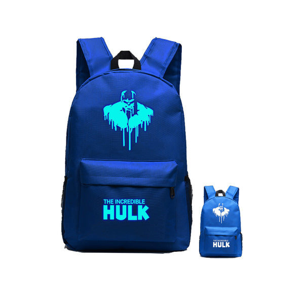 Avengers Hulk 17" Luminous Shoulder Backpack - icoshero