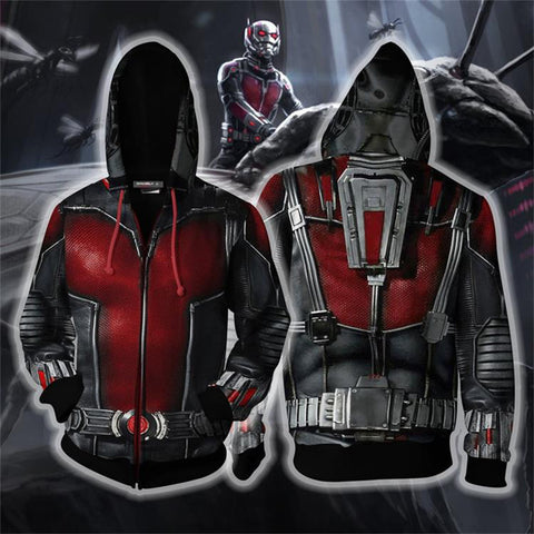 The Avengers Endgame Ant-Man Zip Up Hoodie MZH802 - icoshero